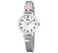LOTUS Reloj Niña Analógico de Acero Inoxidable 316l Plateado - Movimiento de Cuarzo - Reloj Infantil - Cristal Mineral de Alta Resistencia - Special Prices 18661/2