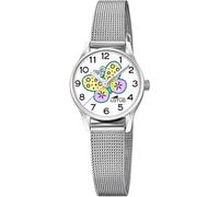 LOTUS Reloj Niña Analógico de Acero Inoxidable 316l Plateado - Movimiento de Cuarzo - Reloj Infantil - Cristal de Alta Resistencia 18571/K - Junior Collection