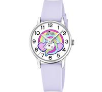 Lotus Reloj Niña 19001/4 Junior Collection Caja de Acero Inoxidable 316l Plateado Correa de Caucho Morado