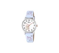 LOTUS Reloj Infantil 18865/3 Junior Collection Caja de Acero Inoxidable 316l Plateado Correa de Cuero Azul