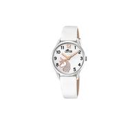 Reloj Lotus para Infantil 18406/K Junior Collection Caja de Acero Inoxidable 316l Plateado Correa de Cuero Blanco