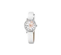 Reloj Lotus para Infantil 18573/F Junior Collection Caja de Acero Inoxidable 316l Plateado Correa de Cuero Blanco
