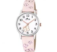 Lotus Watches Reloj niña 18864/2 Caja acero 316L correa cuero rosa 5 ATM Junior Collection