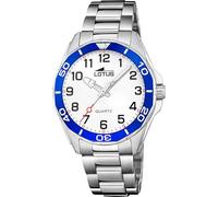 LOTUS Reloj Niño Analógico de Acero Inoxidable - Movimiento de Cuarzo - Reloj Infantil - Cristal Mineral Alta Resistencia - Resistente al Agua 5 ATM 18860/3 - Con Pulsera de Regalo - Junior Collection