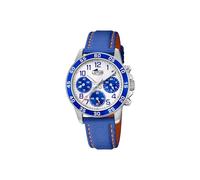 Lotus Reloj Infantil 18581/7 Junior Collection Caja de Acero Inoxidable 316l Plateado Correa de Piel