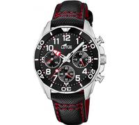 Lotus Reloj infantil 18859/2 Junior - Caja acero inoxidable 316L plateada, correa de cuero negra