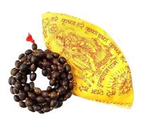 Lotus Seed GATTA JAPA MALA con bolsa GOMUKH Original 108+1 cuentas