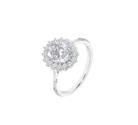 LOTUS SILVER LP3459-3/214 Colors Plata Geométrico Zirconia Set Anillo para Mujeres, 214, Plata
