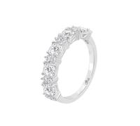 LOTUS SILVER LP3839-3/114 Colors Plata Zirconia Set Anillo para Mujeres, 114, Plata