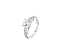 LOTUS SILVER Anillo Plata Mujer Plata de Ley 925 - Diseño Ergonómico y Ajuste Perfecto LP3507-3/116 - Ideal para Compromiso - Pedida - Alianza - Promesa - Con Circonita - Anillos Mujer