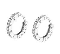 Lotus Silver Pendientes de aro It Girl LP1887-4/1 Plata de ley 925 Circonita cúbica Mujer