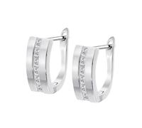 LOTUS SILVER Aros de Plata Mujer LP3329-4/1 - Pendientes Mujer Plata de ley 925 - Ligeros, Cómodos y Resistentes - Cierre Seguro Catalán - Glam - Argollas de Plata