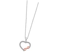 Lotus Silver Collar Corazón Infinito Zafiros Circonita 925 Plata JLP1595-1-1