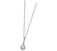 Lotus Silver Collar Damas Zircón Plata 925 Gota JLP1592-1-1