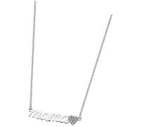 Lotus Silver Collar de Cadena Zircón Zirconia 925 Plata Para Mamá JLP1808-1-1