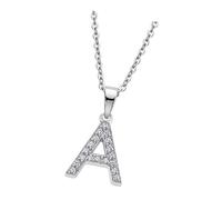 Lotus Silver Collar Letra A Zirconia Plata 925 LP1958-1-A