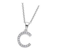 Lotus Silver Collar Letra C Zirconia 925 Plata LP1958-1-C