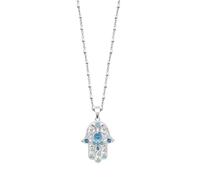 LOTUS SILVER Collar LP1989-1/4 Rainbow Plata Mano de fatima 42.00 mm Mujer