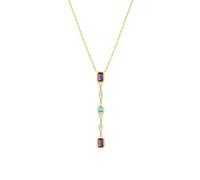 LOTUS SILVER Collar Mujer Plata de Ley 925 - Colgante de Acabado Brillo con Circonita - Acabado Refinado LP3882-1/2 - Collares Mujer - Regalo de Cumpleaños, Aniversario, San Valentín, Madre y más