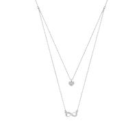 LOTUS SILVER Collar Mujer con Gargantilla Plata de Ley 925 - Colgante de Corazón - Acabado Refinado LP1680-1/3 - Choker - Collares Mujer - Regalo de Cumpleaños, Aniversario, San Valentín, Madre y más