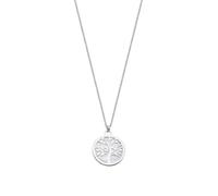 LOTUS SILVER Collar Mujer Plata de Ley 925 - Colgante de Árbol de la Vida - Acabado Refinado LP1821-1/1 - Collares Mujer - Regalo de Cumpleaños, Aniversario, San Valentín, Madre y más