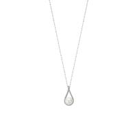 LOTUS SILVER Collar Mujer Plata de Ley 925 - Colgante de Perlas - Acabado Refinado LP3481-1/1 - Collares Mujer - Regalo de Cumpleaños, Aniversario, San Valentín, Madre y más