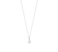 LOTUS SILVER Collar Mujer LP3478-1/1 – Plata de Ley 925, Colgante de Perlas, Acabado Refinado