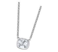 Lotus Silver Collar Plata 925 Zircón Cristales Cierre Mosquetón LP2002-1-1
