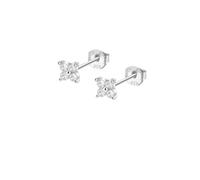 LOTUS SILVER Pendientes LP3749-4/1 Fantasy Plata Flor Circonitas engastadas Mujer