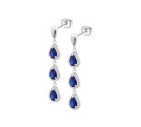 LOTUS SILVER Pendientes Mujer LP3794-4/2 Plata de Ley 925 ml - Ligeros, Cómodos y Resistentes - Cierre Seguro de Presión - Aretes de Mujer