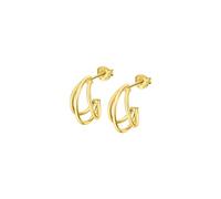 LOTUS SILVER Pendientes Mujer LP3282-4/2 Plata de Ley 925 ml - Hoja - Ligeros, Cómodos y Resistentes - Cierre Seguro de Presión - Aretes de Mujer