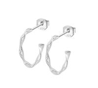 LOTUS SILVER Pendientes Mujer LP3781-4/1 Plata de Ley 925 ml - Ligeros, Cómodos y Resistentes - Cierre Seguro de Presión - Aretes de Mujer