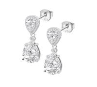 LOTUS SILVER Pendientes Mujer LP3788-4/1 Plata de Ley 925 ml - Ligeros, Cómodos y Resistentes - Cierre Seguro de Presión - Aretes de Mujer