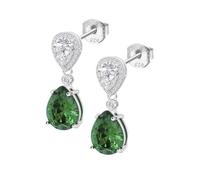 LOTUS SILVER Pendientes Mujer LP3788-4/3 Plata de Ley 925 ml - Ligeros, Cómodos y Resistentes - Cierre Seguro de Presión - Aretes de Mujer