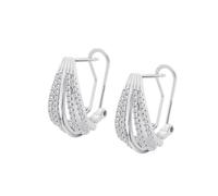 LOTUS SILVER Pendientes Mujer LP3808-4/1 Plata de Ley 925 ml - Ligeros, Cómodos y Resistentes - Cierre Seguro Omega - Aretes de Mujer
