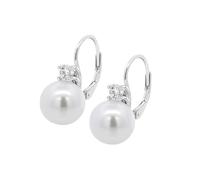 LOTUS SILVER Pendientes Mujer LP3847-4/1 Plata de Ley 925 ml - Perlas - Ligeros, Cómodos y Resistentes - Cierre Seguro Catalán - Aretes de Mujer