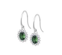 Pendientes Lotus Silver plata margarita verde
