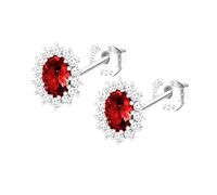 LOTUS SILVER Pendientes Mujer Plata 925 ml - Pendientes de botón
