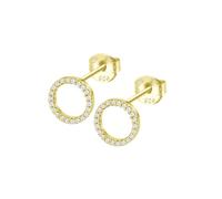 LOTUS SILVER Pendientes Mujer Plata 925 ml - Pendientes de botón