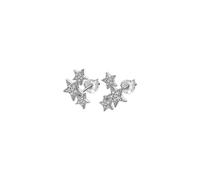 LOTUS SILVER Pendientes Mujer Plata 925 ml - Pendientes de botón Estrella | Ligeros, Cómodos y Resistentes - Cierre Seguro LP3192-4/1, Colección Fantasy