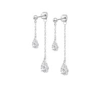 LOTUS SILVER Pendientes Mujer Plata 925 ml - Pendientes de gota