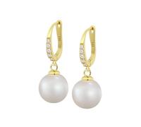 LOTUS SILVER Pendientes Mujer Plata 925 ml - Pendientes de gota - Perlas