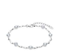 LOTUS SILVER Pulsera Plata Mujer LP3091-2/1 de Primera Ley 925 ml - Sofisticado Brazalete con Pulido y Acabado Refinado - Ideal para Regalo de Cumpleaños - Aniversario - Ocasiones Especiales