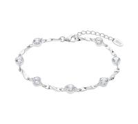 LOTUS SILVER Pulsera Plata Mujer LP3091-2/1 de Primera Ley 925 ml - Sofisticado Brazalete con Pulido y Acabado Refinado - Ideal para Regalo de Cumpleaños - Aniversario - Ocasiones Especiales