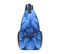 Lotus Sling Bag Mochila cruzada de viaje Mochila de pecho para hombres y mujeres, hombros izquierdo y derecho ajustables Mochila informal para senderismo