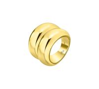 LOTUS STYLE Anillos Acero Inoxidable Mujer - Diseño Ergonómico y Ajuste Perfecto LS2442-3/214 - Ideal para Regalo de Cumpleaños - Aniversario - San Valentín - Anillos Lisos - Anillos Mujer