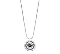 LOTUS STYLE Cadena Acero Inoxidable Hombre de 316l Colgante Estrella - Diseño Sofisticado y Resistente al Agua 550.00 mm LS2368-1/1 Collar Hombre - Regalo de Cumpleaños, Aniversario, Día del Padre