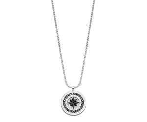 LOTUS STYLE Cadena Acero Inoxidable Hombre de 316l Colgante Estrella | Diseño Sofisticado y Resistente al Agua 550.00 mm LS2368-1/1 Collar Hombre, Regalo de Cumpleaños, Aniversario, Día del Padre