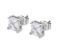 Lotus Style Pendientes hombre LS2166-4/1 Acero inoxidable 316L cierre seguro brillante 7.00 mm