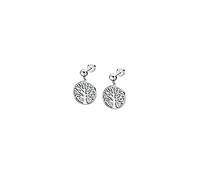 Lotus Style Pendientes Largos LS2225-4/1 Acero inoxidable 316L Árbol de vida Rainbow
